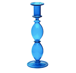 GLASS CANDLEHOLDERS