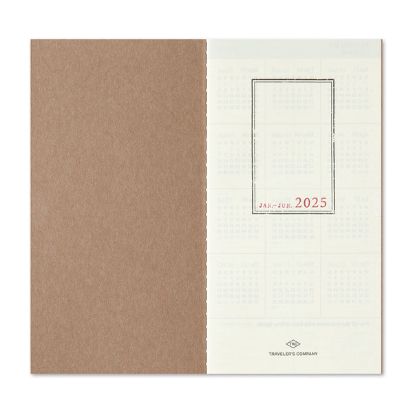 Traveler's Company Traveler's Notebook 2025 Weekly Vertical Diary