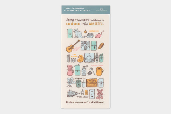 Traveler's Company Traveler's Notebook Clear Folder 2027