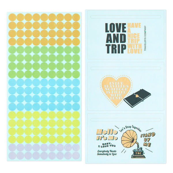 Traveler's Company Traveler's Notebook Customised Sticker Set