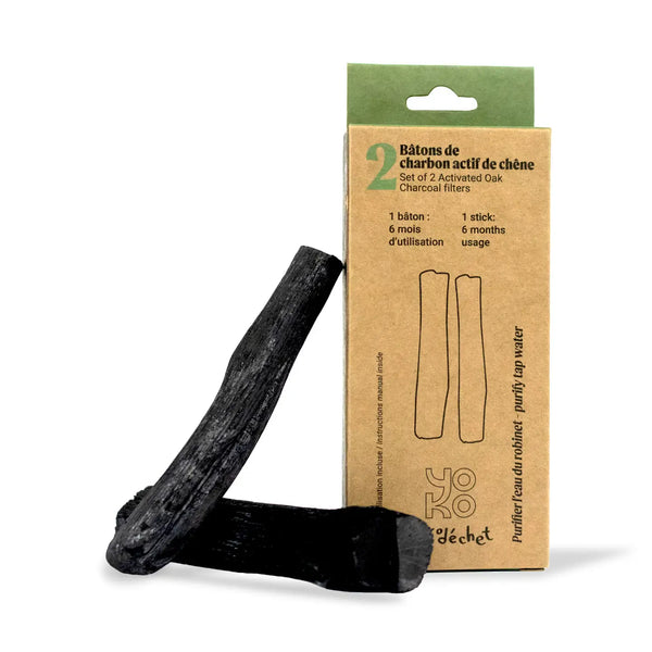 Binchotan Charcoal Water Filter sticks set of 2