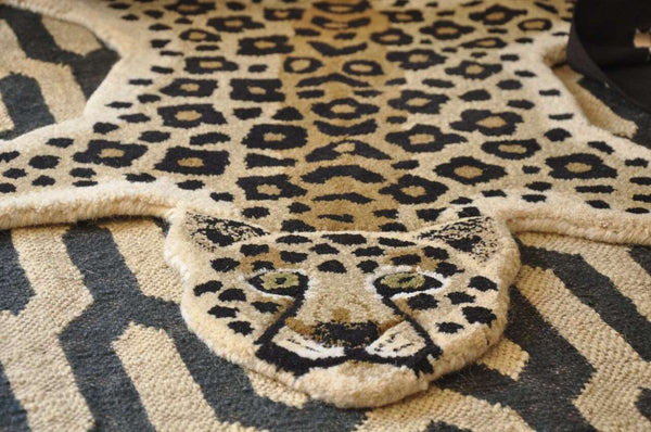 Doing Goods Leopard Carpet - Leopardtæppe