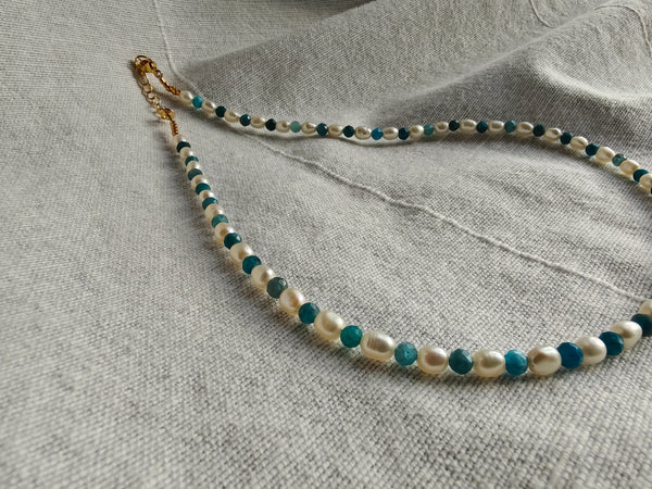 ByWestermanDesign Necklace - Blue Candy Cane