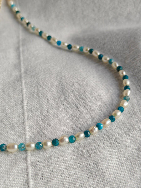 ByWestermanDesign Necklace - Blue Candy Cane