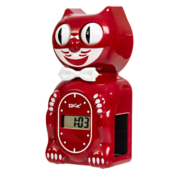 Solar Kit Cat Klock Digital Alarm Klock – Space Cherry