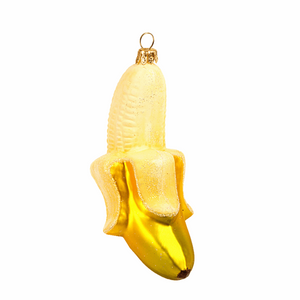 Banana Christmas Ornament - Julepynt i Glas