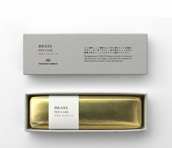 Traveler's Company Brass Pen Case