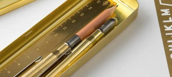 Traveler's Company Brass Pen Case