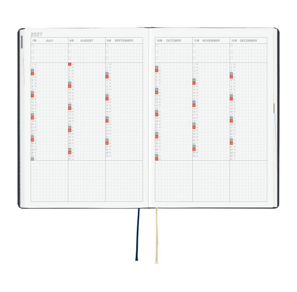 Hobonichi Techo 2027 HON Slash Navy A5
