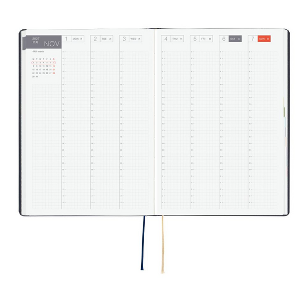 Hobonichi Techo 2027 HON Slash Navy A5