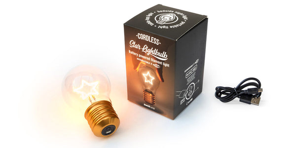 Star Lightbulb - Battery Powered Bulb