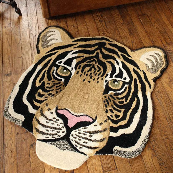 Doing Goods Tiger Head Rug - Large - Tigerhovede Stort