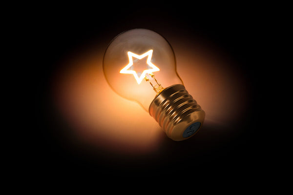 Star Lightbulb - Battery Powered Bulb