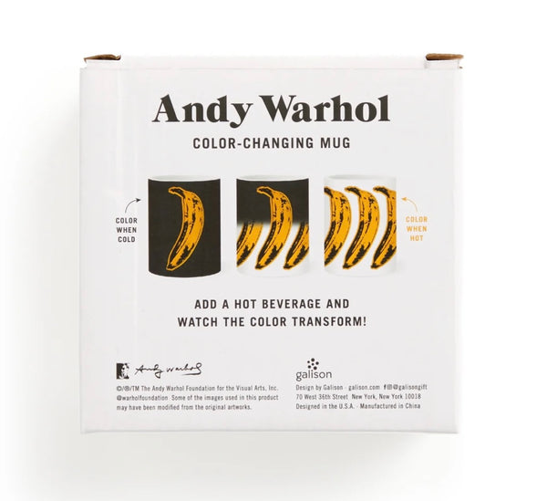 Andy Warhol Banana Colour Changing Ceramic Mug