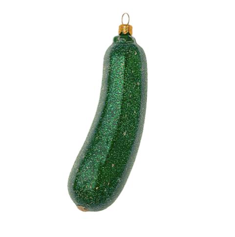 Zucchini Christmas Ornament