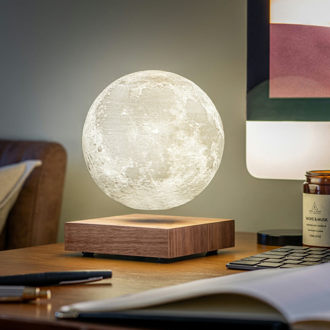 Gingko Floating Moon Lamp