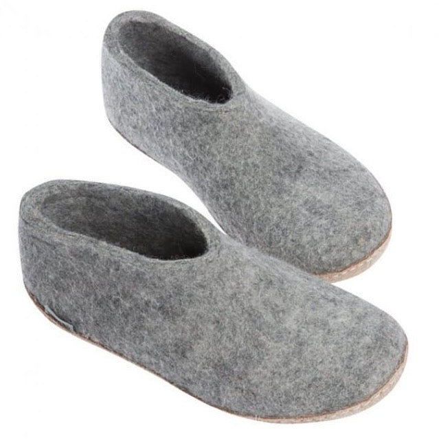 Glerups Felt Shoe with Heel Cap