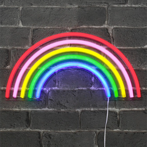Neon Sign - Rainbow - Neonlampe Regnbue
