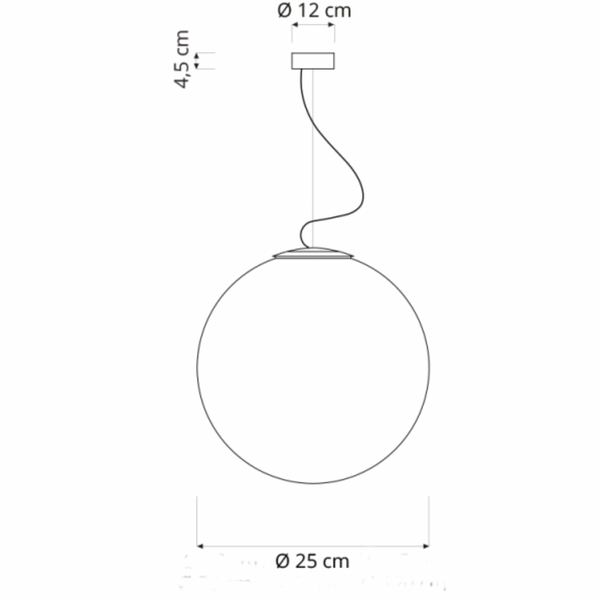 Luna Lamp - Ø25 cm - 3 weeks delivery time