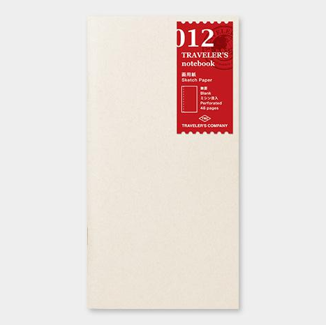 Traveler's Company Traveler's Notebook Refill 012 Sketch Paper