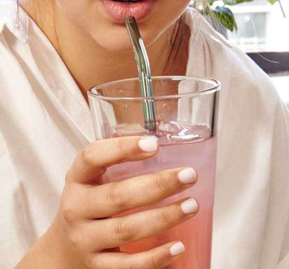 Reusable Glass Straw Set