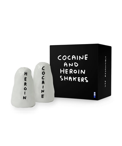 David Shrigley Cocaine & Heroin Shakers