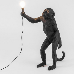 Seletti Monkey Lamp Black Standing - Abelampe Stående- 3 uger lebveringstid