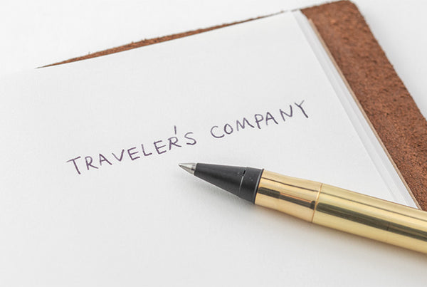 Traveler's Company Brass Rollerball Pen