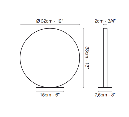 Le Deun Luminaires Circle Light Micro - Gold