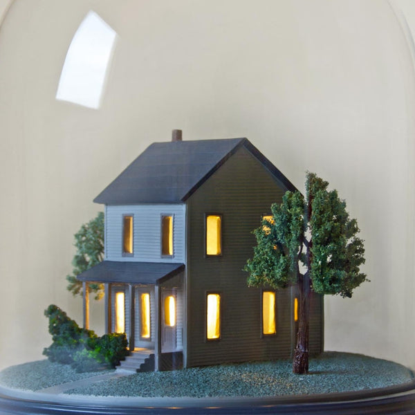 Seletti My Little Neighbour Lamp - LED Lampe Hus med lys I vinduerne