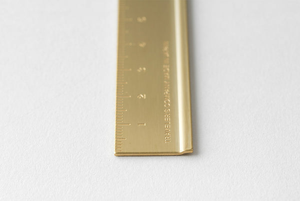 Traveler's Company Brass Ruler - Japansk Lineal i messing