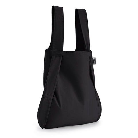 Notabag - Bag and Backpack - Black - Foldetaske og rygsæk i ét