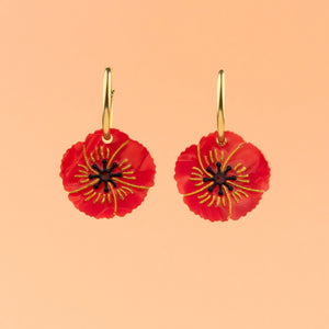 Coucou Suzette - Poppies Earrings - Ørenringe