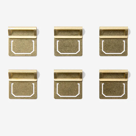 Traveler's Company Brass Index Clips